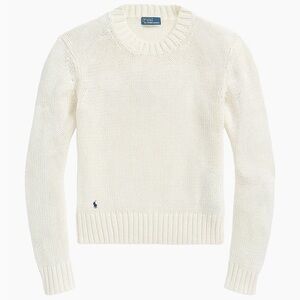 RL Cotton Shaker-Stitch Sweater
